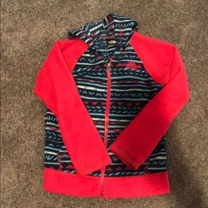 Girls Northface Glacier Hoodie size 5